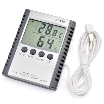 iKKEGOL Digital Indoor Outdoor in/Out Wall Mount Monitor Sensor LCD Temperature - Image 5