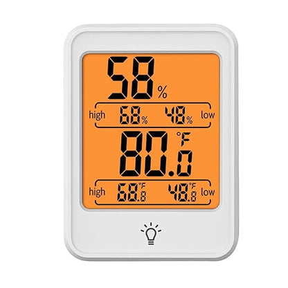Digital Hygrometer Temperature Meter, Large Screen Battery Powered Indoor - Image 6