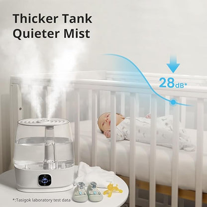 Humidifiers for Bedroom Home, 6L Cool and Warm Mist Air Humidifier for Large - Image 5