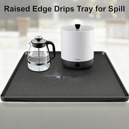 Silicone Drip Mat for Humidifiers, 19x19 Square Raised Edge Drips Tray - Image 4