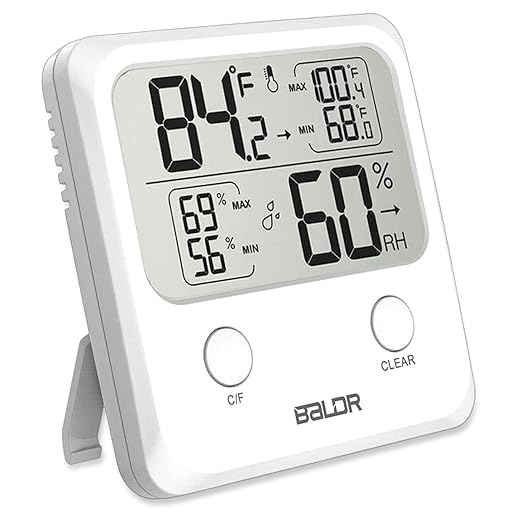 BALDR Digital Humidity Sensor & Thermometer by BaldrInc