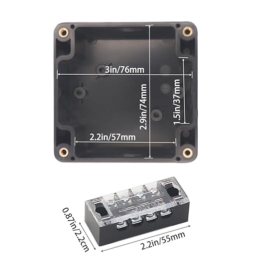 Watertight Junction Box, IP67 Waterproof Electrical Project Box - Image 3