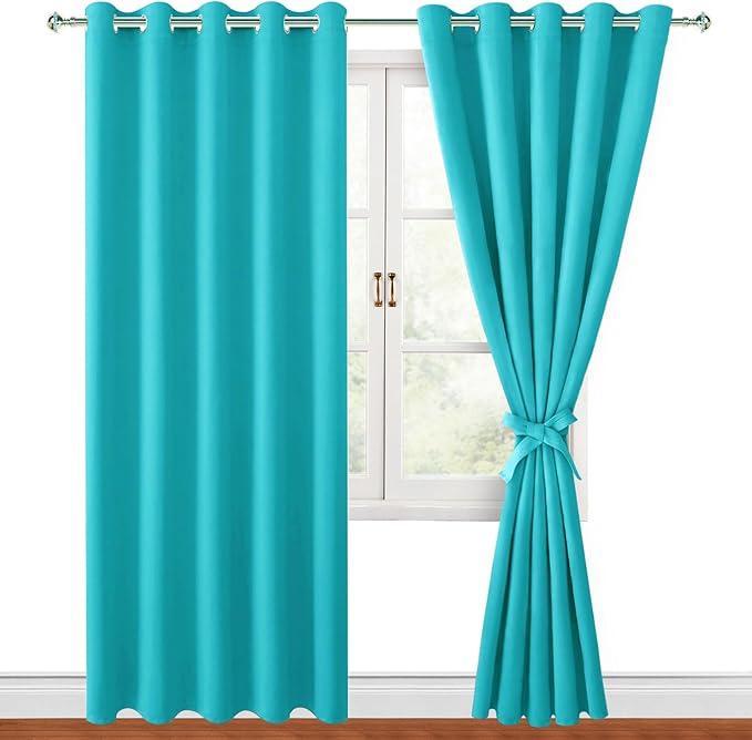Hiasan Blackout Curtains for Bedroom, 60 x 84 Inches Long by Hiasan