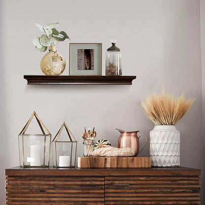 AHDECOR Floating Shelves Wall Mounted, Deeper Wall Storage Shelf - Image 2