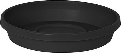 Bloem Terra Resin Saucer Tray: 9.25" Bottom Width by Bloem