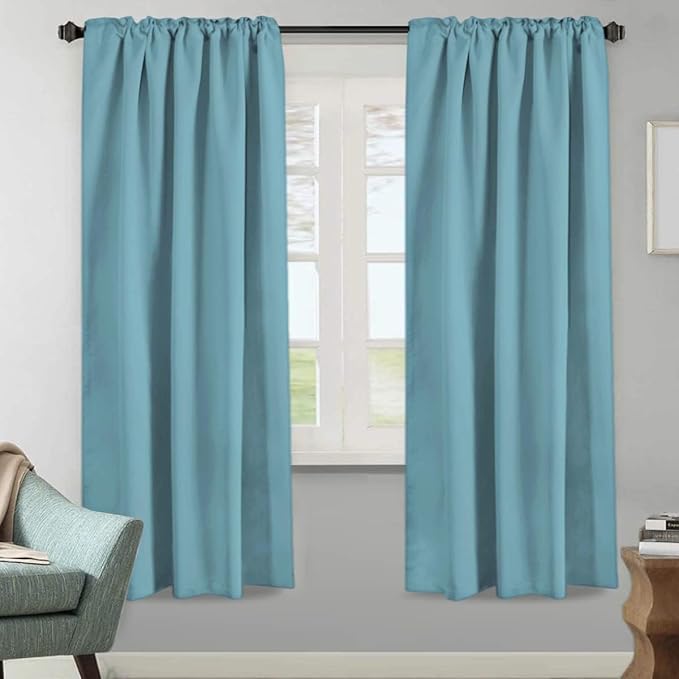 H.VERSAILTEX Blackout Curtains Thermal Insulated Window Treatment Panels Room - Image 2