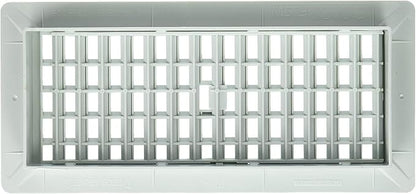 Decor Grates PL410-BN 4X10 Inches Plastic Floor Register, 1 Pack - Image 3