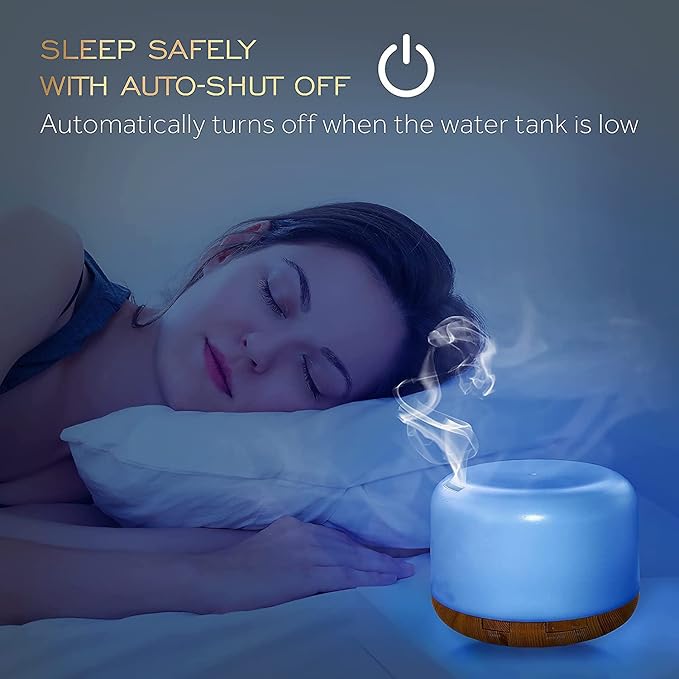Oil Diffuser Humidifier 300ML, Electric Ultrasonic Air Aroma Diffusers Vaporizer - Image 5