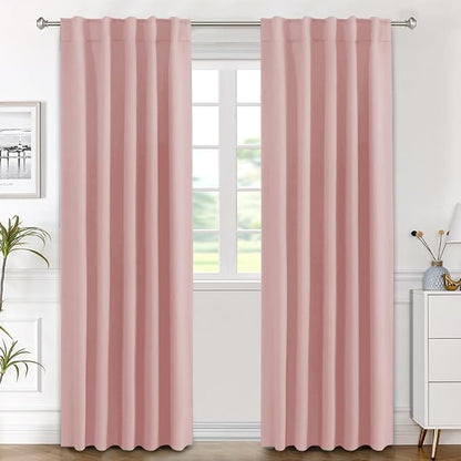 H.VERSAILTEX Blackout Curtains Thermal Insulated Window Treatment Panels Room by HVERSAILTEX