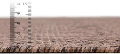 Unique Loom Collection Casual Transitional Solid Heathered Indoor/Outdoor - Image 2