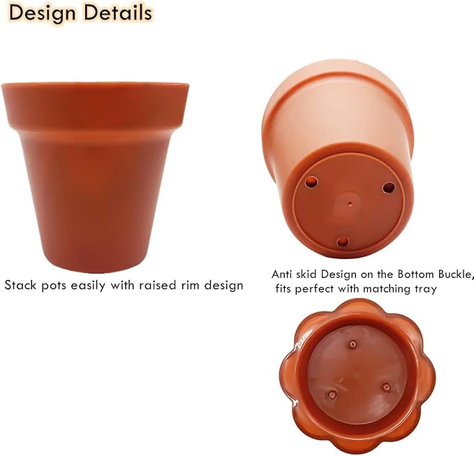 50 Packs Cupcake Plant Nursery Pots - Image 2