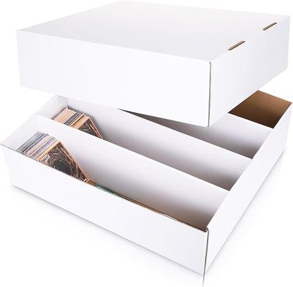 Yexiya 1 Pcs 3200 Count Sports Card Storage Boxes White Trading Card Box by Yexiya