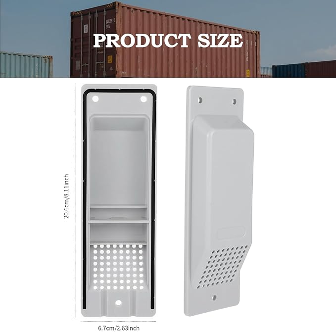 8 Pack Shipping Container Air Vent Kit Storage Container Vents Accessories - Image 3