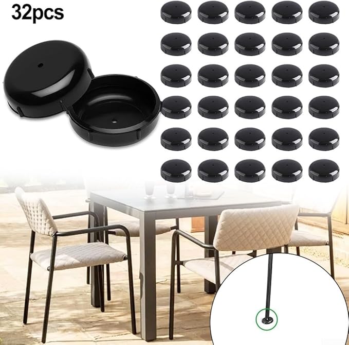 .-Inch Black Plastic Leg Glides - Image 4