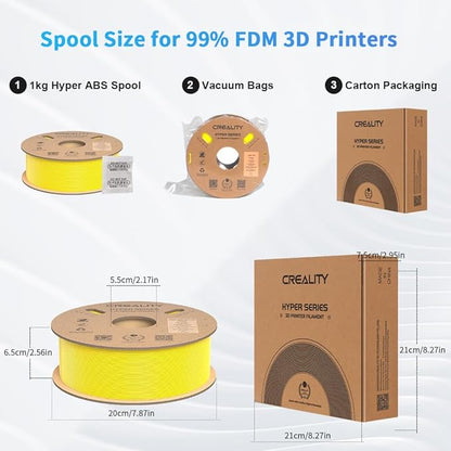 Creality Hyper ABS Filament 1.75mm, 3D Printer Filament ABS - Image 7