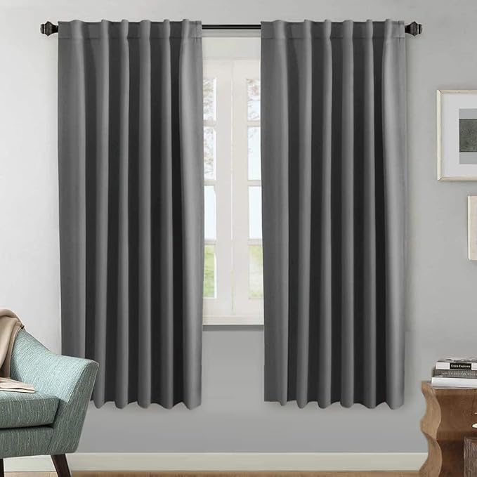 H.VERSAILTEX Blackout Curtains Thermal Insulated Window Treatment Panels Room by HVERSAILTEX