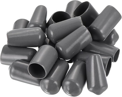 uxcell 20pcs Rubber End Caps 11mm ID Vinyl PVC Round Tube Bolt Cap Cover Screw - Image 4