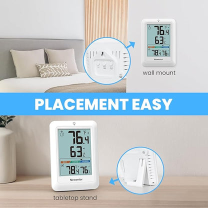 Newentor Indoor Outdoor Thermometer Wireless, Weather Stations Wireless Indoor - Image 7