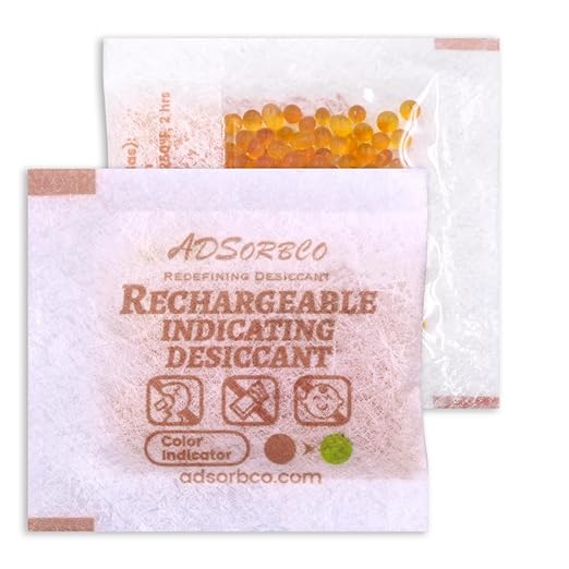 Adsorbco Rechargeable Desiccant, Indicating Silica Gel Packets, Moisture by Unknown