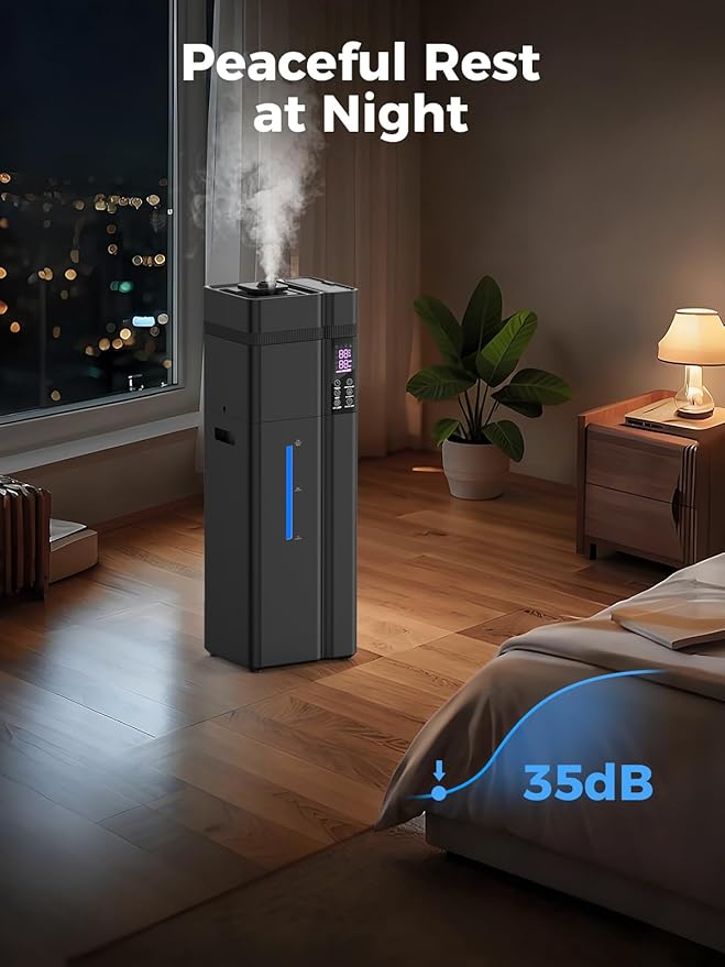 13L/3.43Gal Humidifier Large Room, 800ft² Coverage, 100H Runtime, Auto Humidity - Image 5
