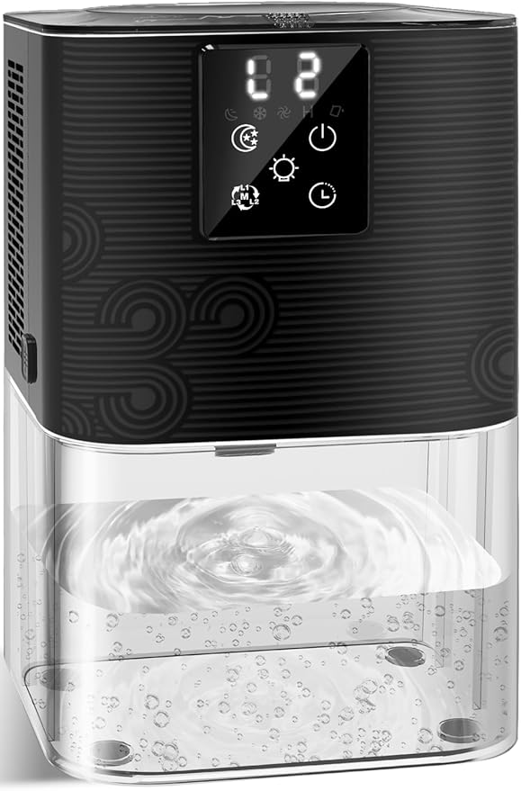 Dehumidifiers for Home, with 105 OZ Water Tank, Quiet Dehumidifier for Bedroom by Unknown
