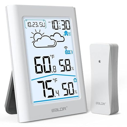 BALDR Indoor Outdoor Thermometer Wireless by BaldrInc