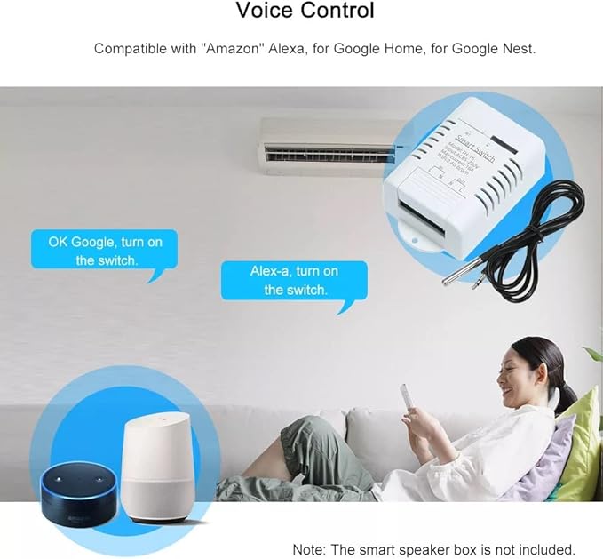 eWeLink Smart 16A Switch with Temperature and Humidity Monitoring, WiFi - Image 5