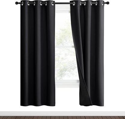 NICETOWN High-End Thermal Kitchen Curtains, Full Blackout Curtains 70 Inches by NICETOWN