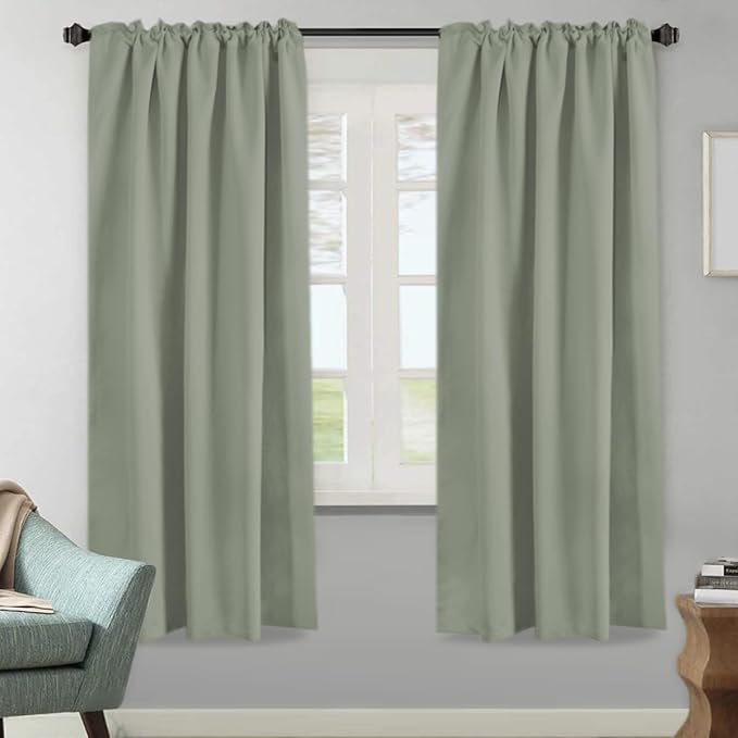 H.VERSAILTEX Blackout Curtains Thermal Insulated Window Treatment Panels Room - Image 2