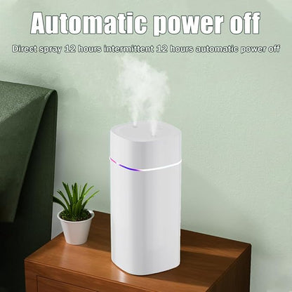 DONGKER Mini Humidifier, 600ml Dual Channels USB Quiet Humidifier - Image 5