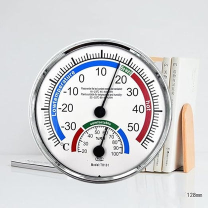 5" Indoor Outdoor Hygrometer/Thermometer, Humidity Gauge Indicator Temperature - Image 2