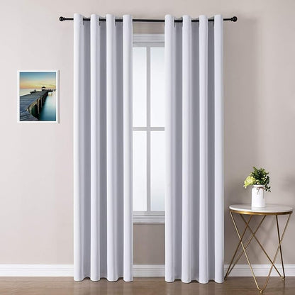 ChrisDowa Room Darkening Curtains 120 Inches Long 2 Panels Set by ChrisDowa