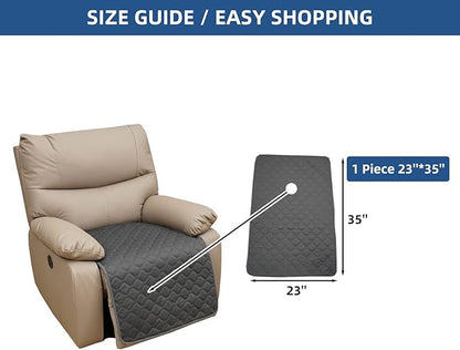 Eismodra Waterproof Recliner Chair Covers - Image 6