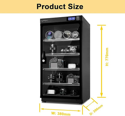 AUTENS 100L Dehumidifying Dry Cabinet Box, Digital Control Noiseless and Energy - Image 2