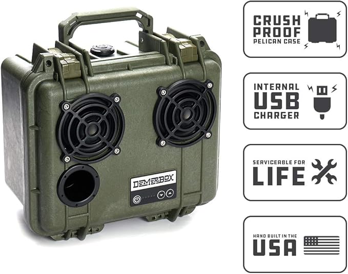 DemerBox: Waterproof, and Rugged Outdoor Bluetooth Speakers. Loud Sound - Image 4