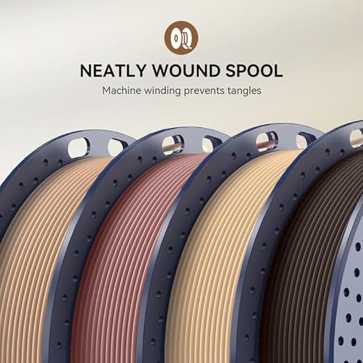 Real Wood Fiber PLA Filament 1.75mm, Natural Matte Texture, 1kg SUNLU 3D - Image 5
