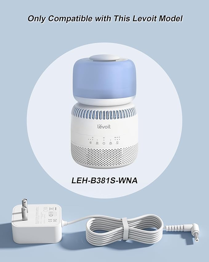 Charger for LEVOIT 3.8L Baby Humidifier, Charging Cord Compatible - Image 3