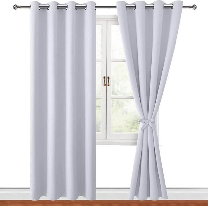 Hiasan Blackout Curtains for Bedroom, 52 x 96 Inches Long by Hiasan