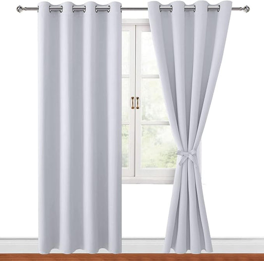 Hiasan Blackout Curtains for Bedroom, 52 x 84 Inches Long by Hiasan