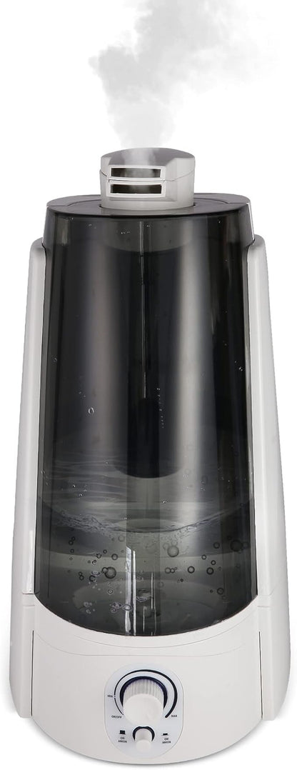 Cool Mist Humidifier for Office & Bedroom, 5L Top Fill Personal Humidifier by Clarfey