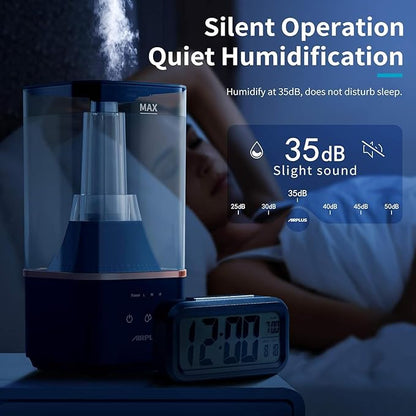 AIRPLUS Powerful Humidifier for Bedroom Lasting up to 60 Hours, Top-Refilling - Image 8