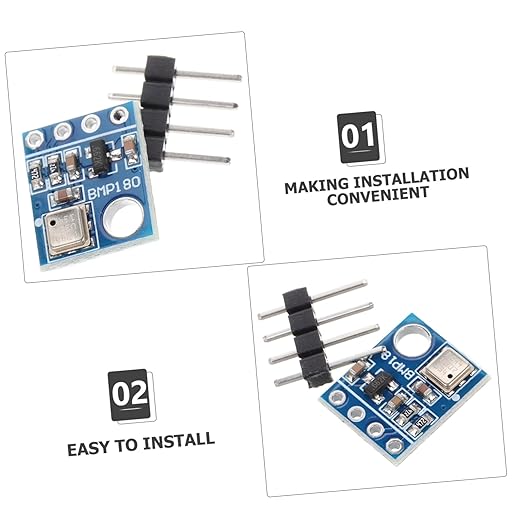 Tofficu 4pcs Temperature and Pressure Sensor Module Energy Efficient DIY - Image 3