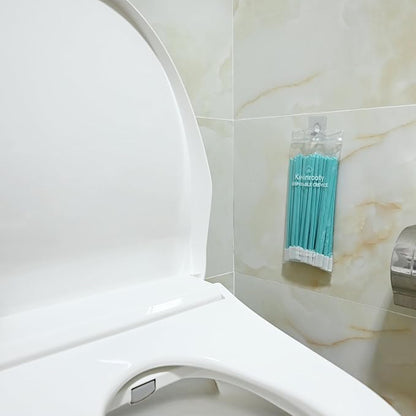 50PCS Disposable Crevice Cleaning Brush Kit, Disposable Toilet Brush, Window - Image 2