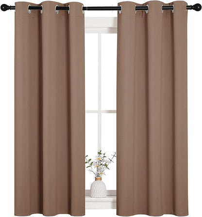 NICETOWN Window Draperies Room Darkening Curtain Panels, Window Treatment by NICETOWN