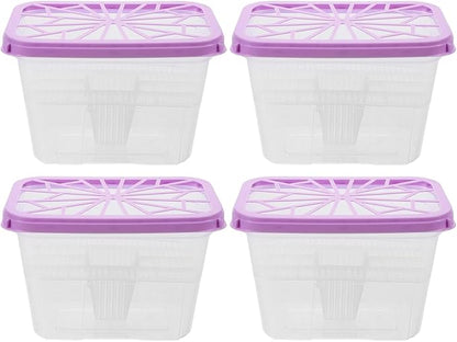 Amosfun 4pcs Moisture Absorbing Box Reusable Plastic Container - Image 8