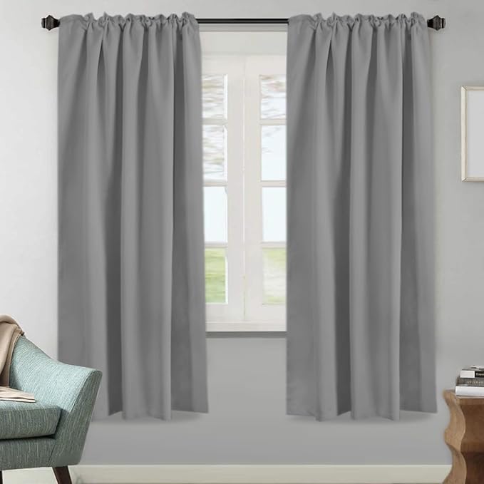 H.VERSAILTEX Blackout Curtains Thermal Insulated Window Treatment Panels Room - Image 2