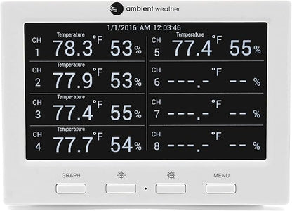 Ambient Weather WS-3000-X3 Thermo-Hygrometer Wireless Monitor w/ 3 Remote - Image 3
