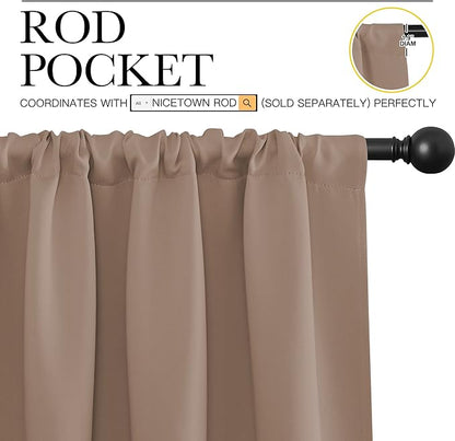 NICETOWN RV Blackout Curtains for Camper Windows, Window Treatment Thermal - Image 3