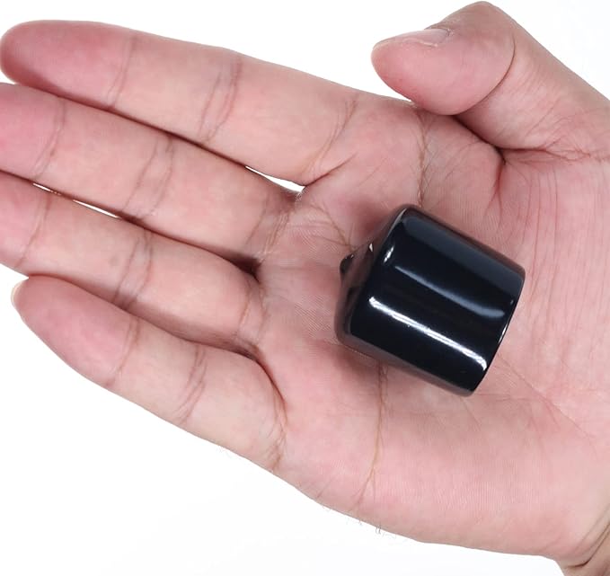 Acocony 1 3/16 Inch Rubber Cap Round Rubber End Caps PVC Flexible Protector - Image 4