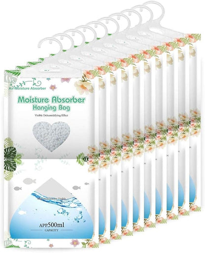 CANAGER Hanging Moisture Absorber-10 Packs, Hanging Dehumidifier Bags by CANAGER